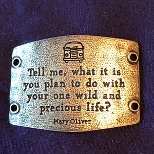 New Lenny & Eva large sentiment, Mary Oliver
